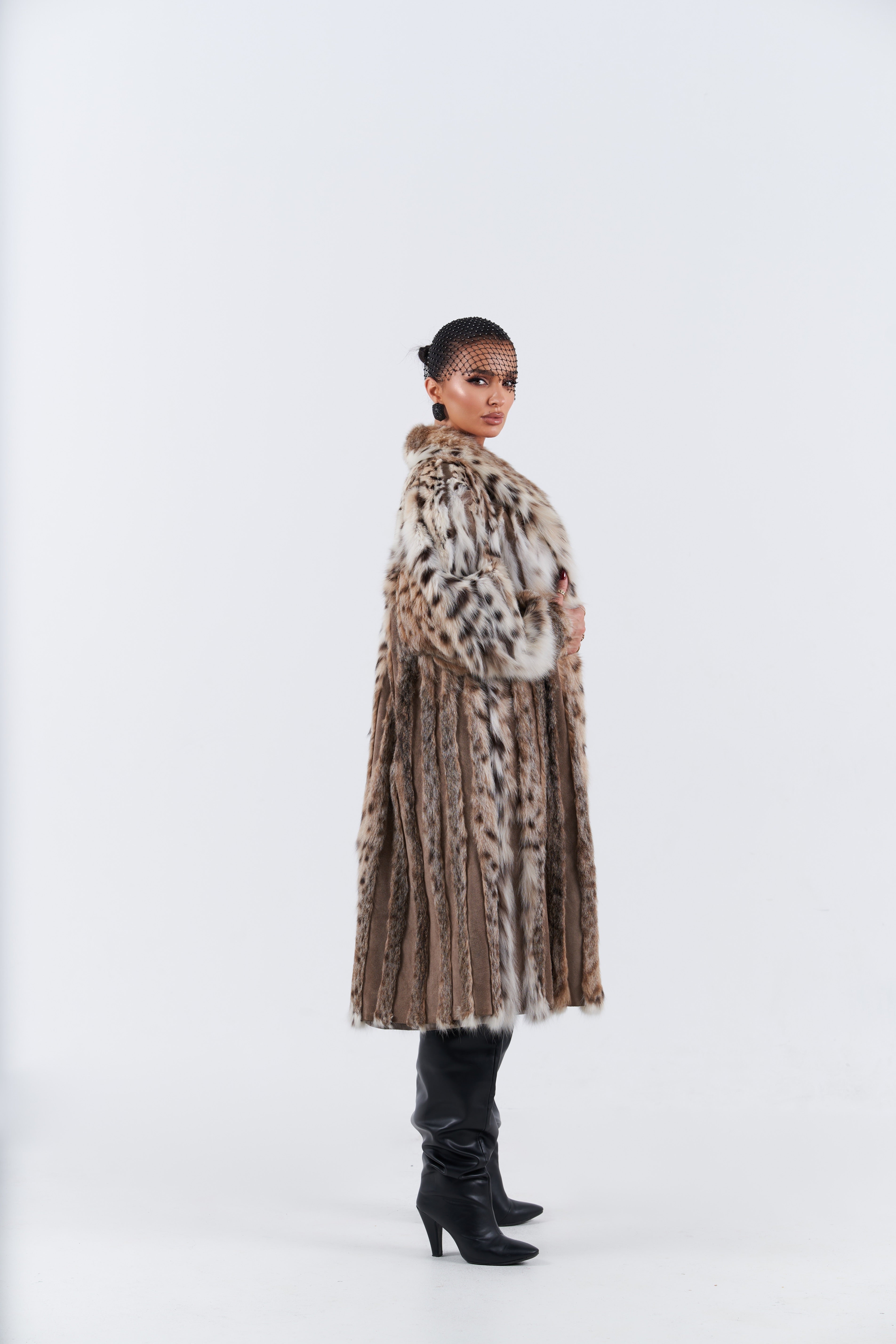 Vintage lynx fur coat