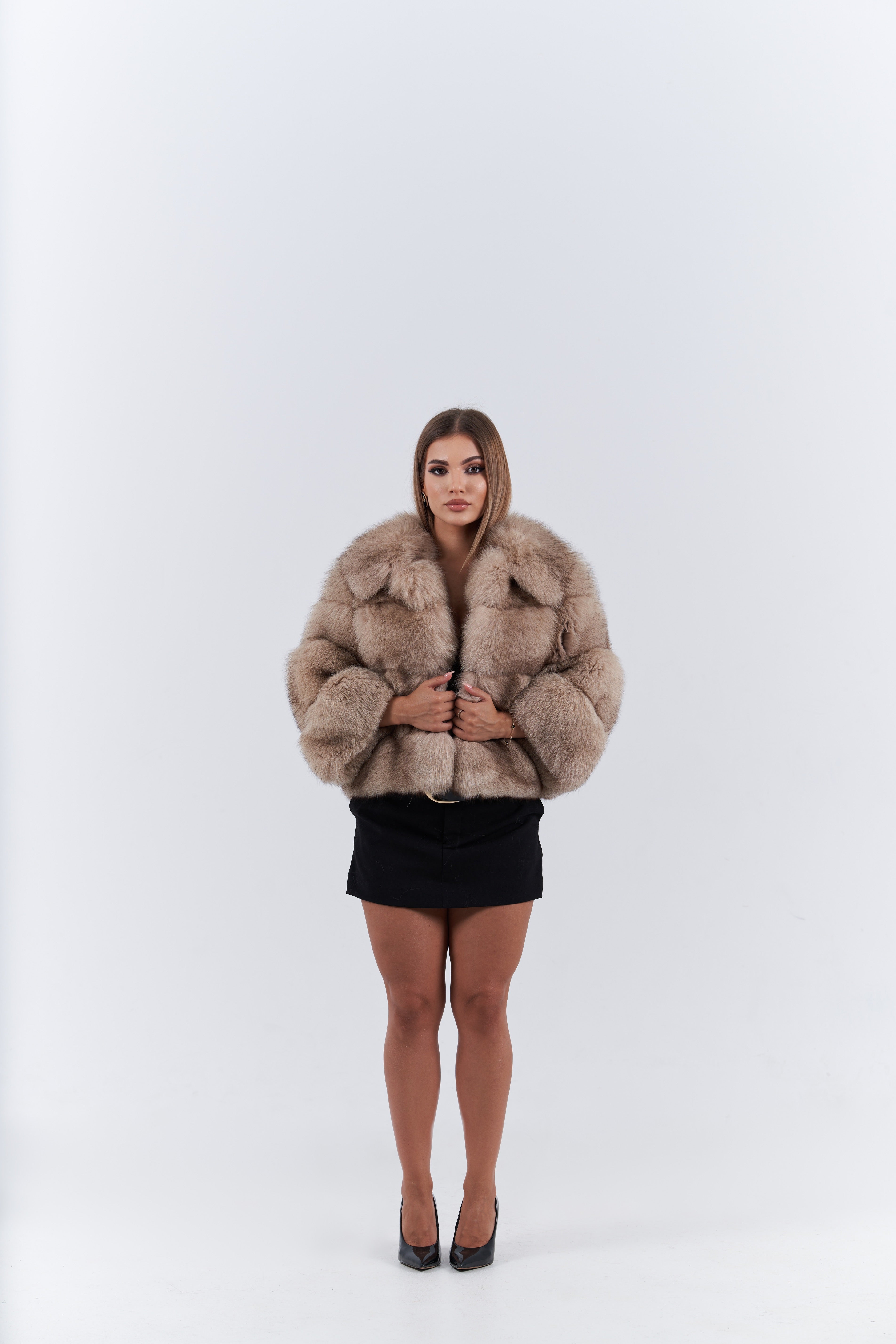 New fox fur coat