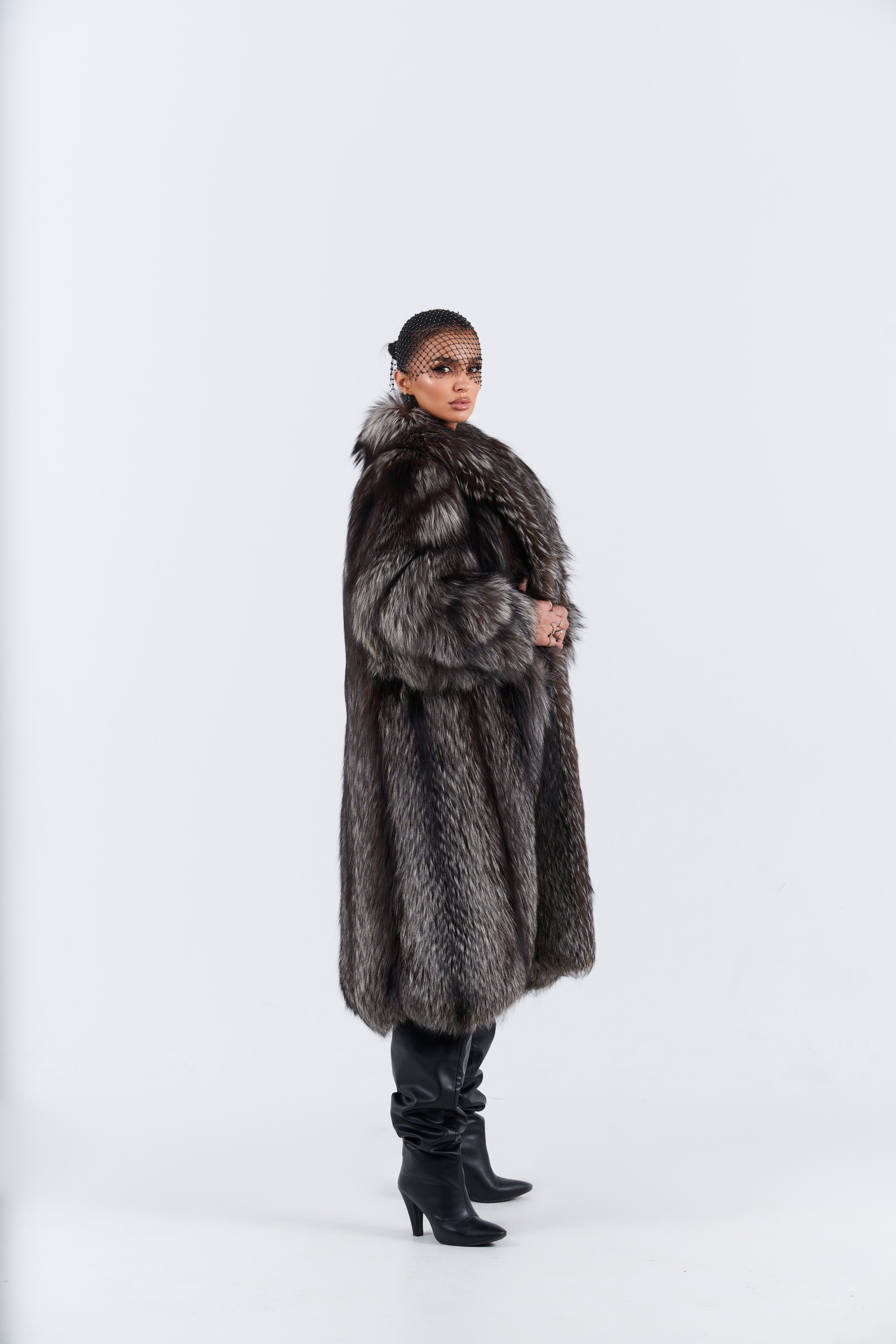 Vintage silver fox