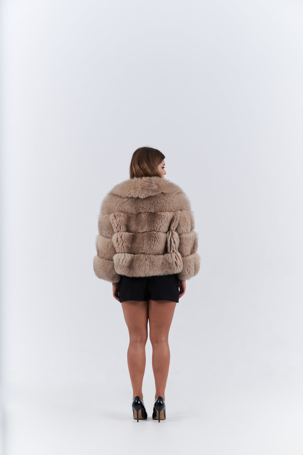 New fox fur coat