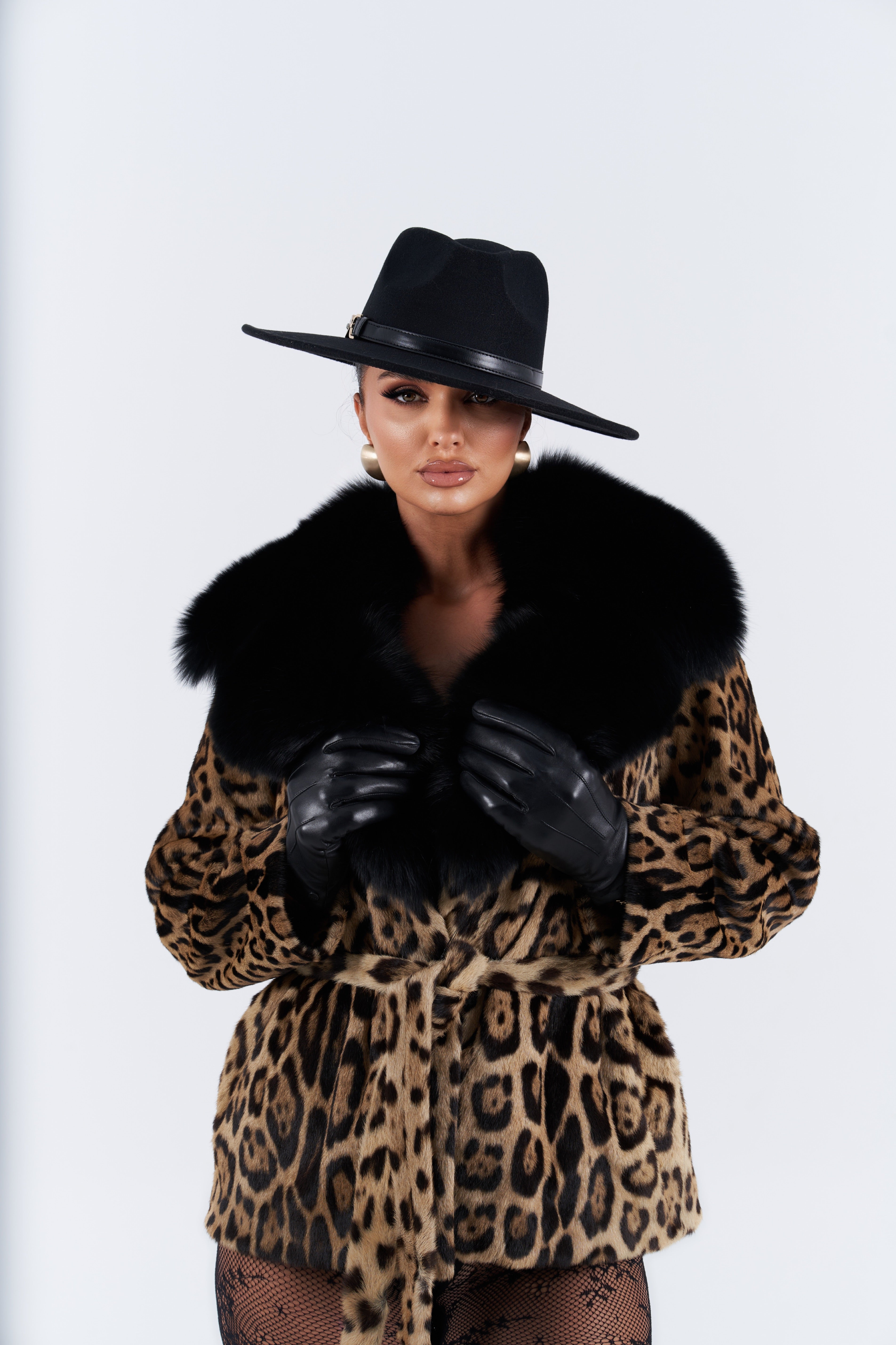 Vintage jaguar fur coat