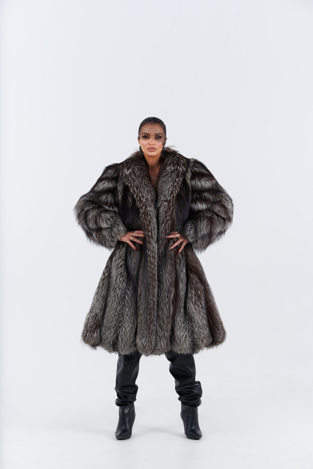 Vintage silver fox