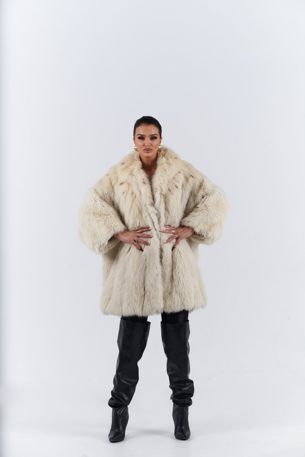 Fox fur coat