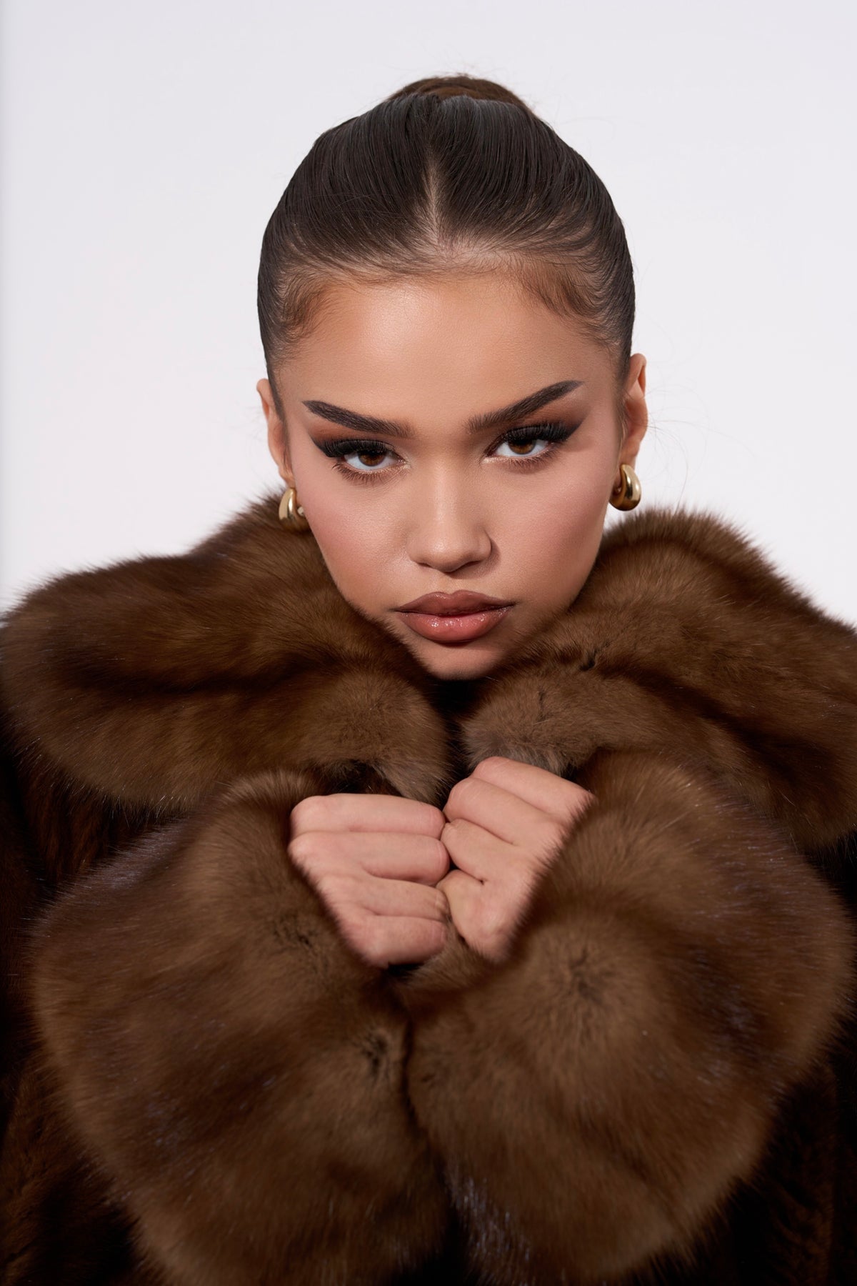 Mink with sable fur