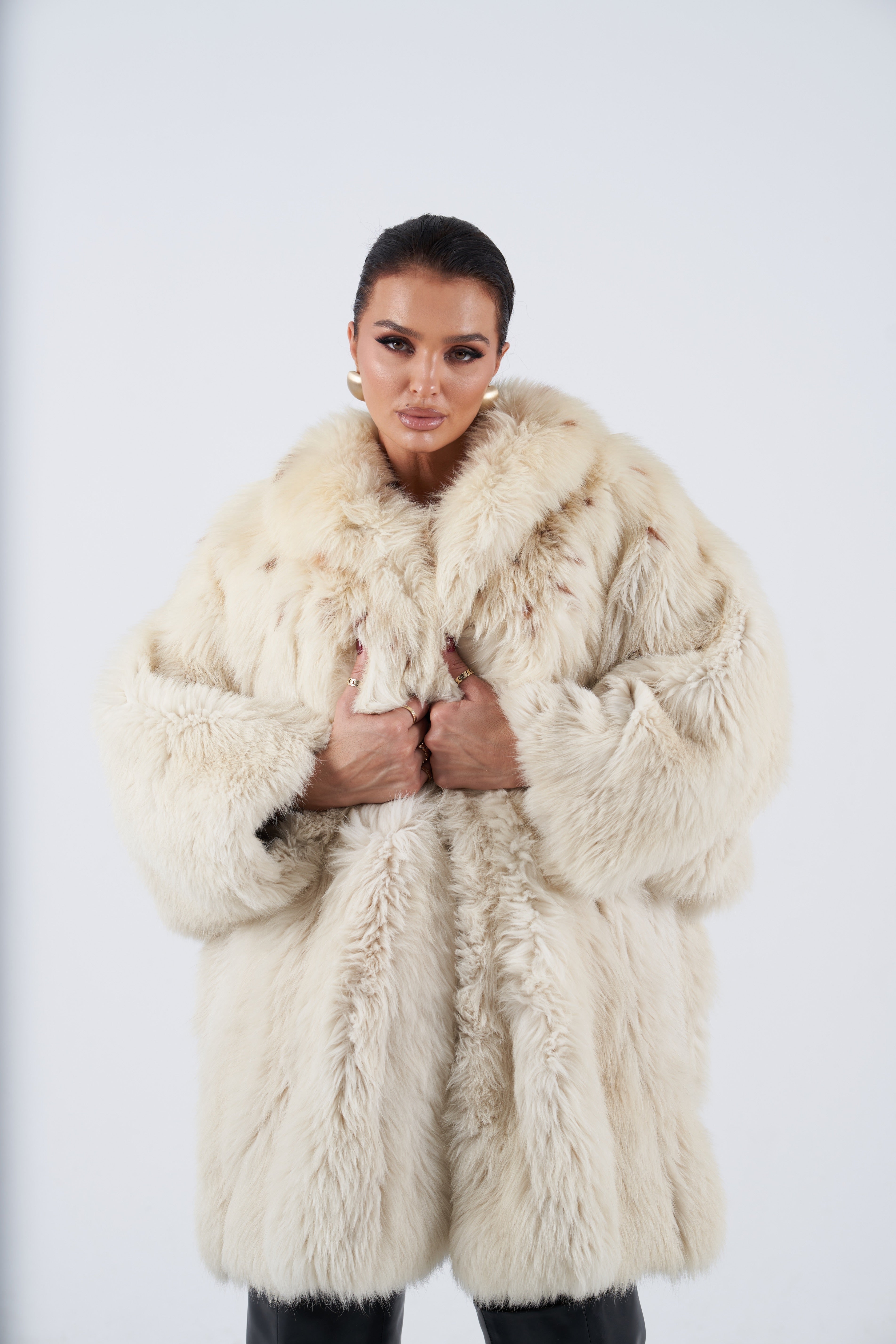 Fox fur coat