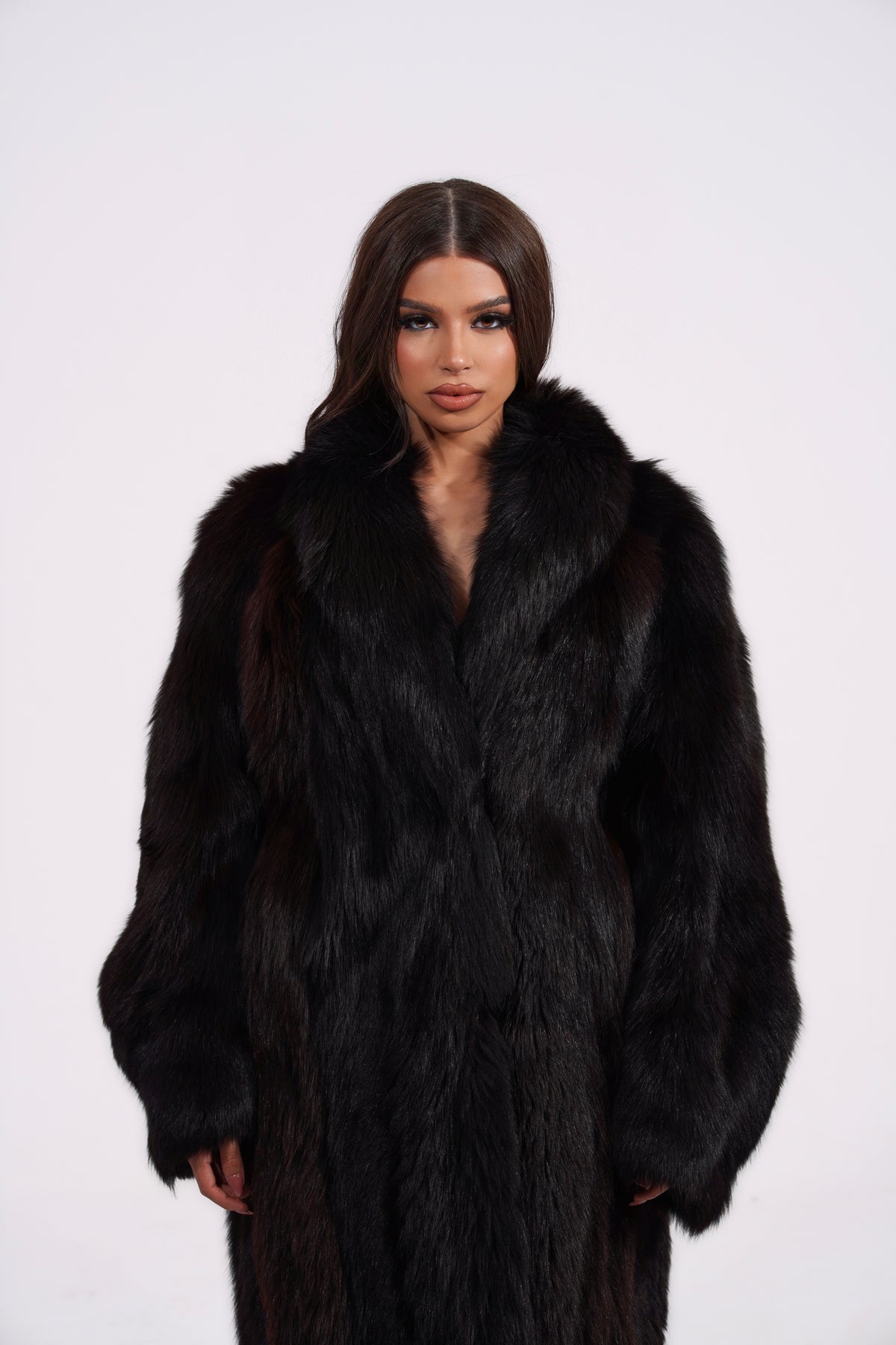 • vintage fox fur coat