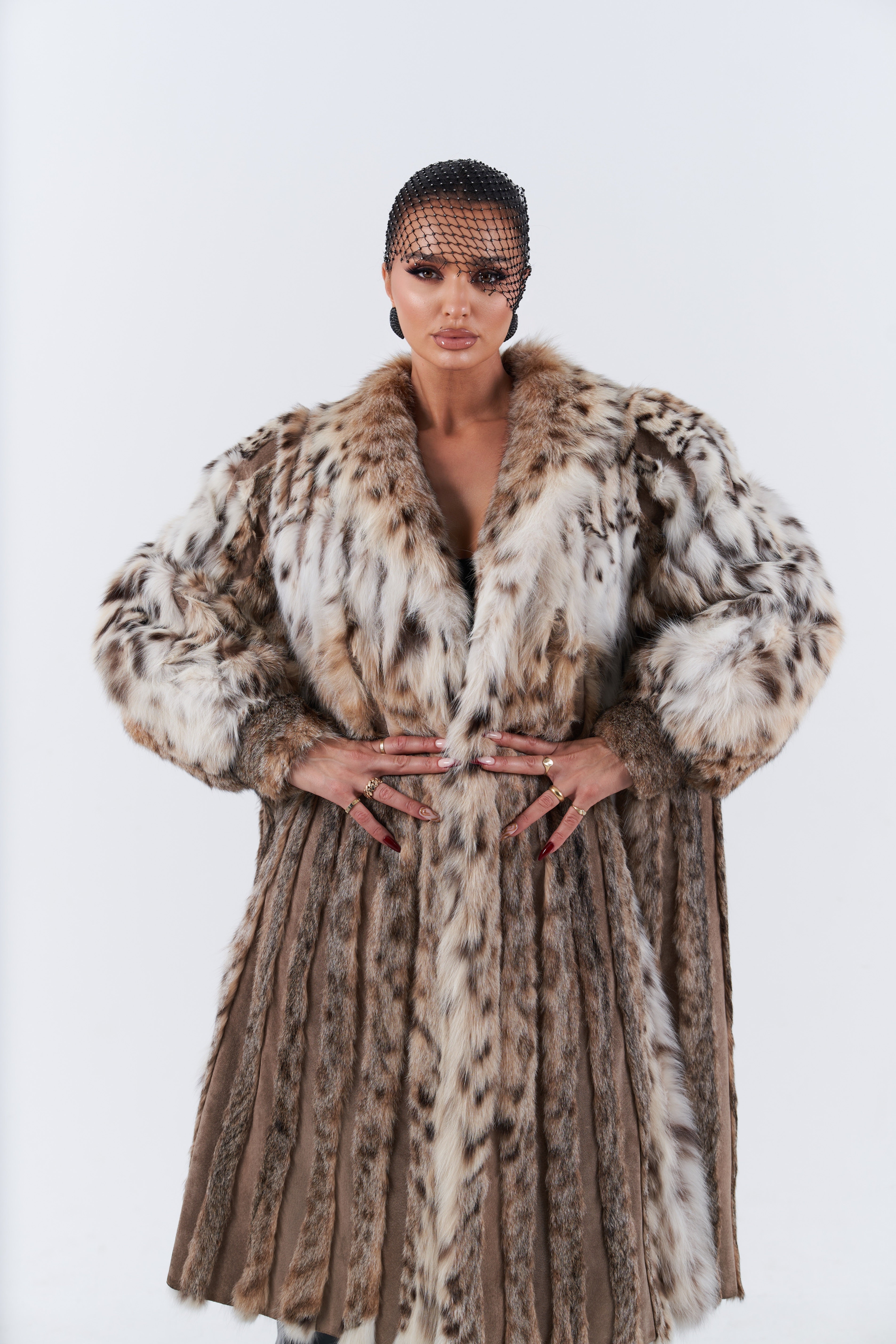 Vintage lynx fur coat
