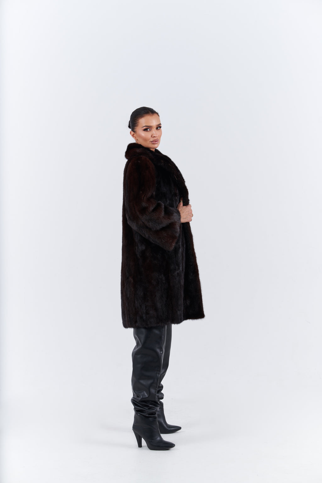 Mink fur coat