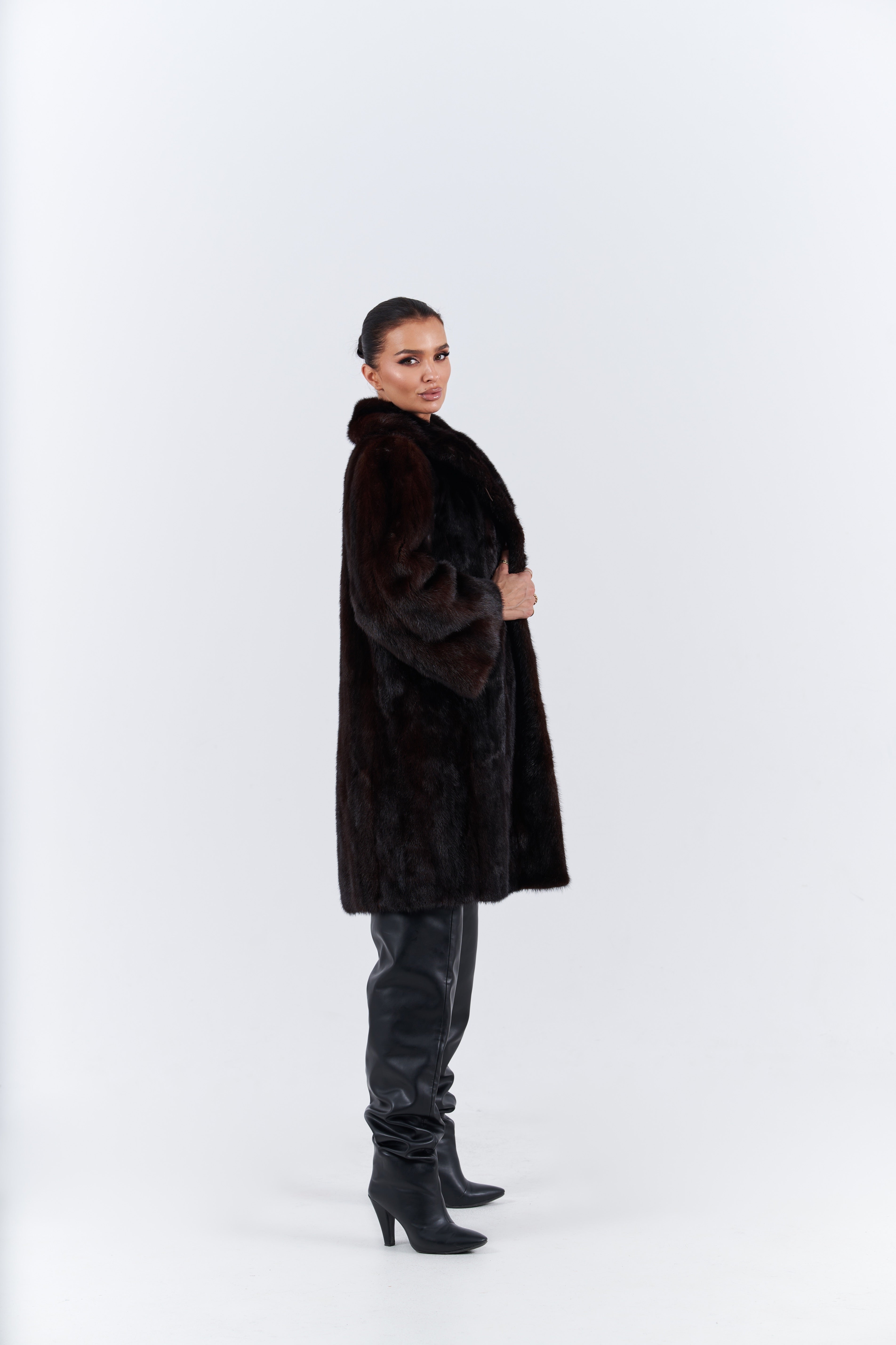 Mink fur coat