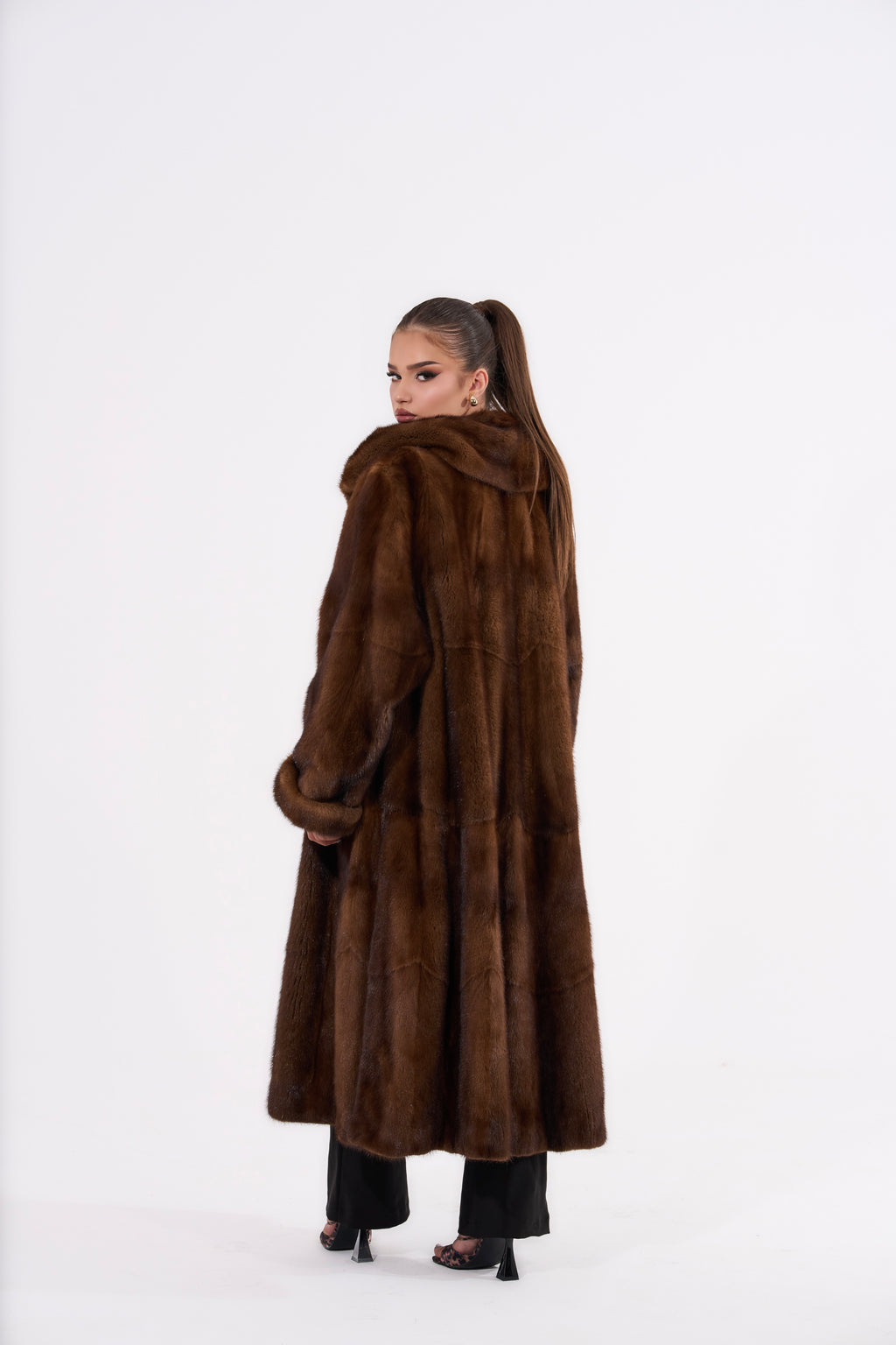 Vintage Brown Mink Fur Coat ✨
