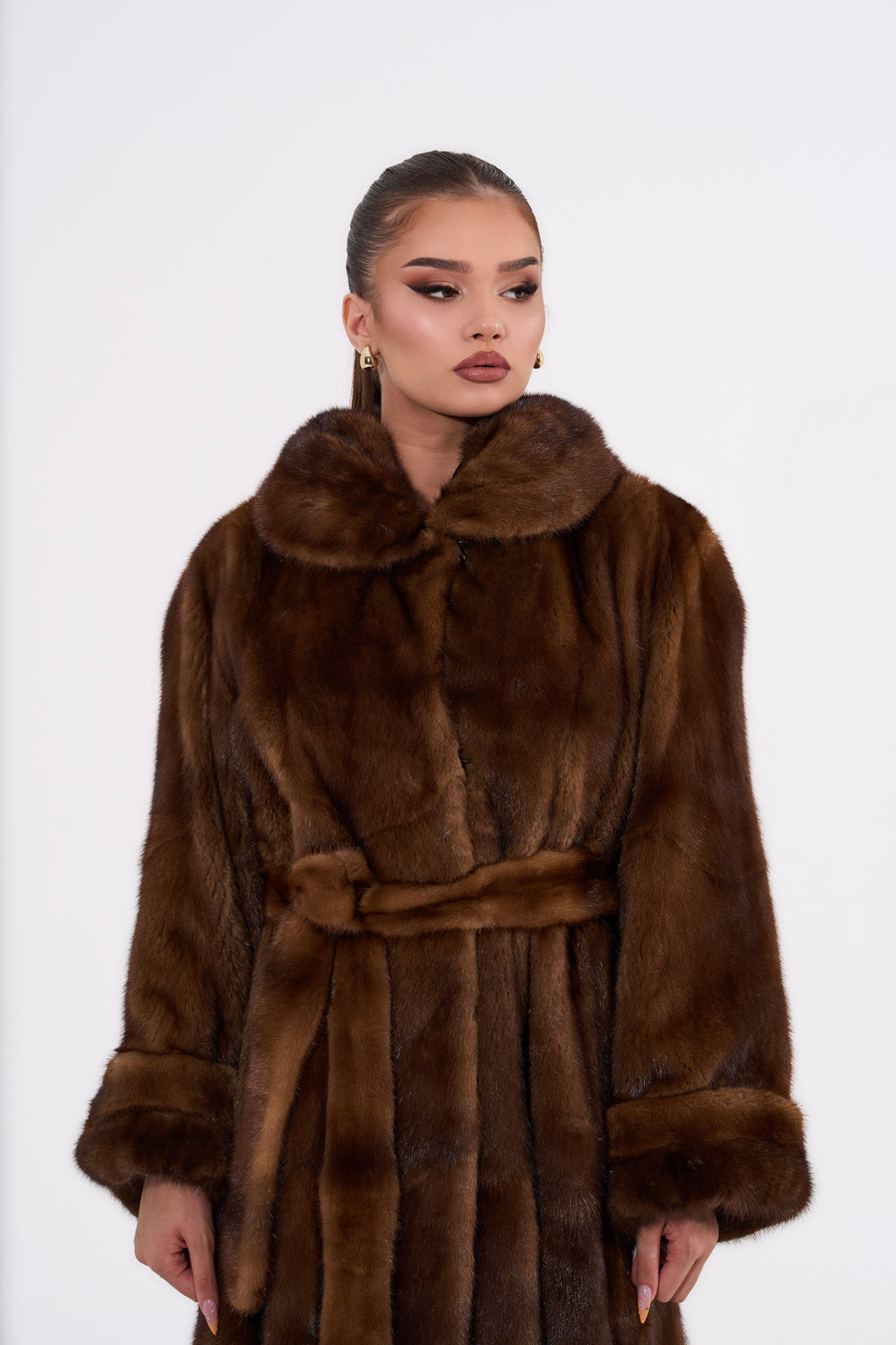Vintage Brown Mink Fur Coat ✨