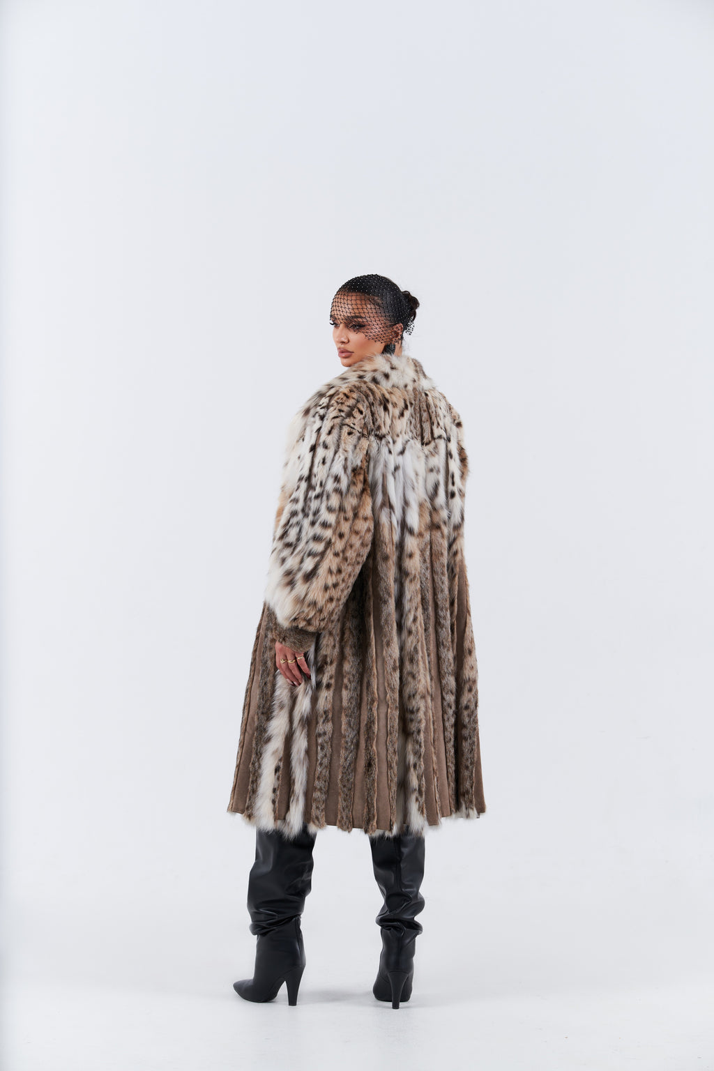 Vintage lynx fur coat