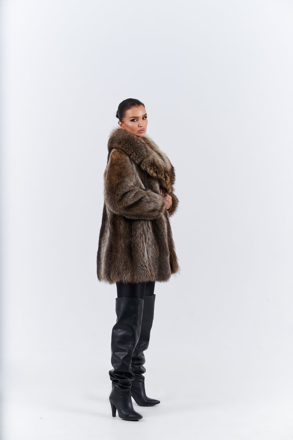 Marmot Fur Coat