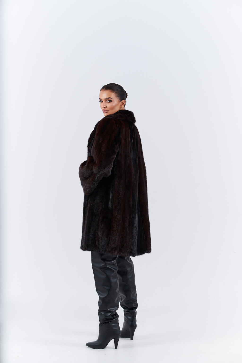 Mink fur coat