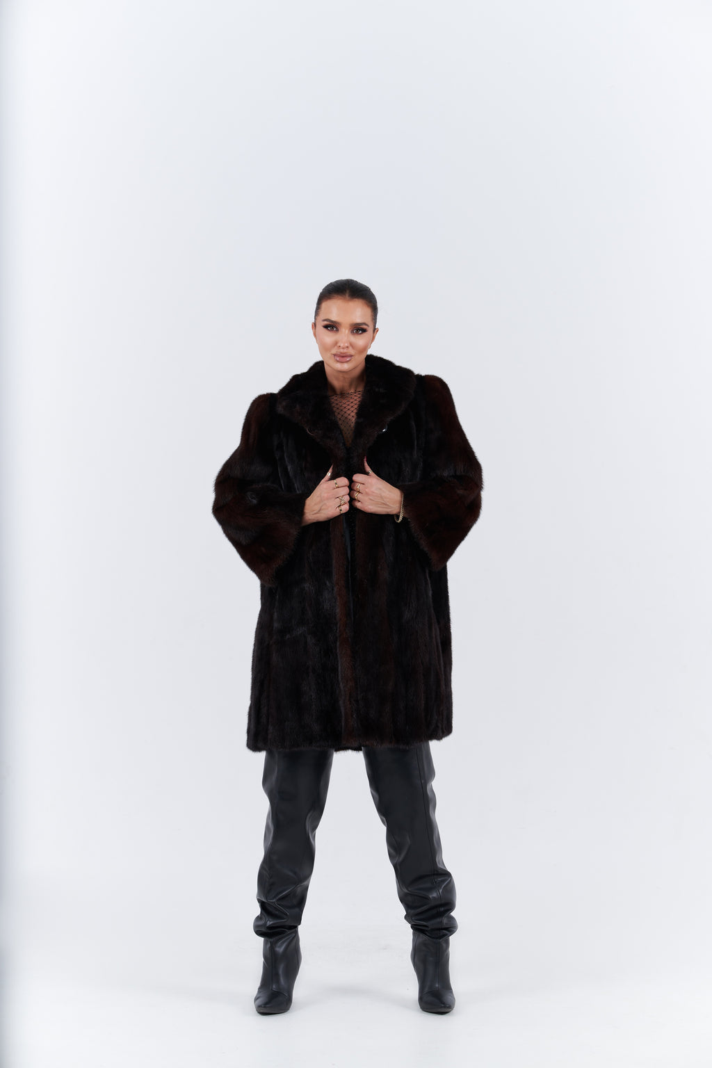 Mink fur coat