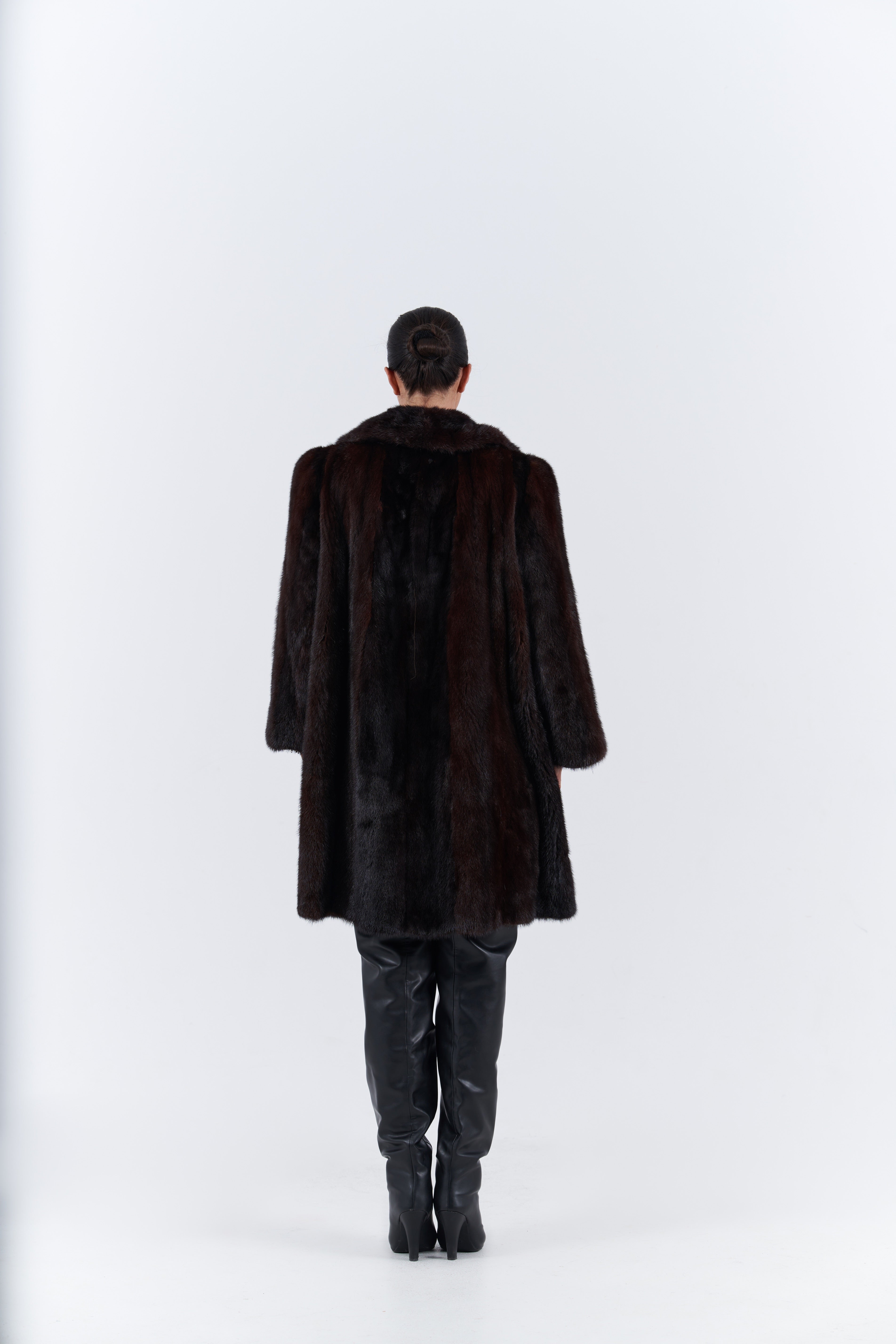 Mink fur coat
