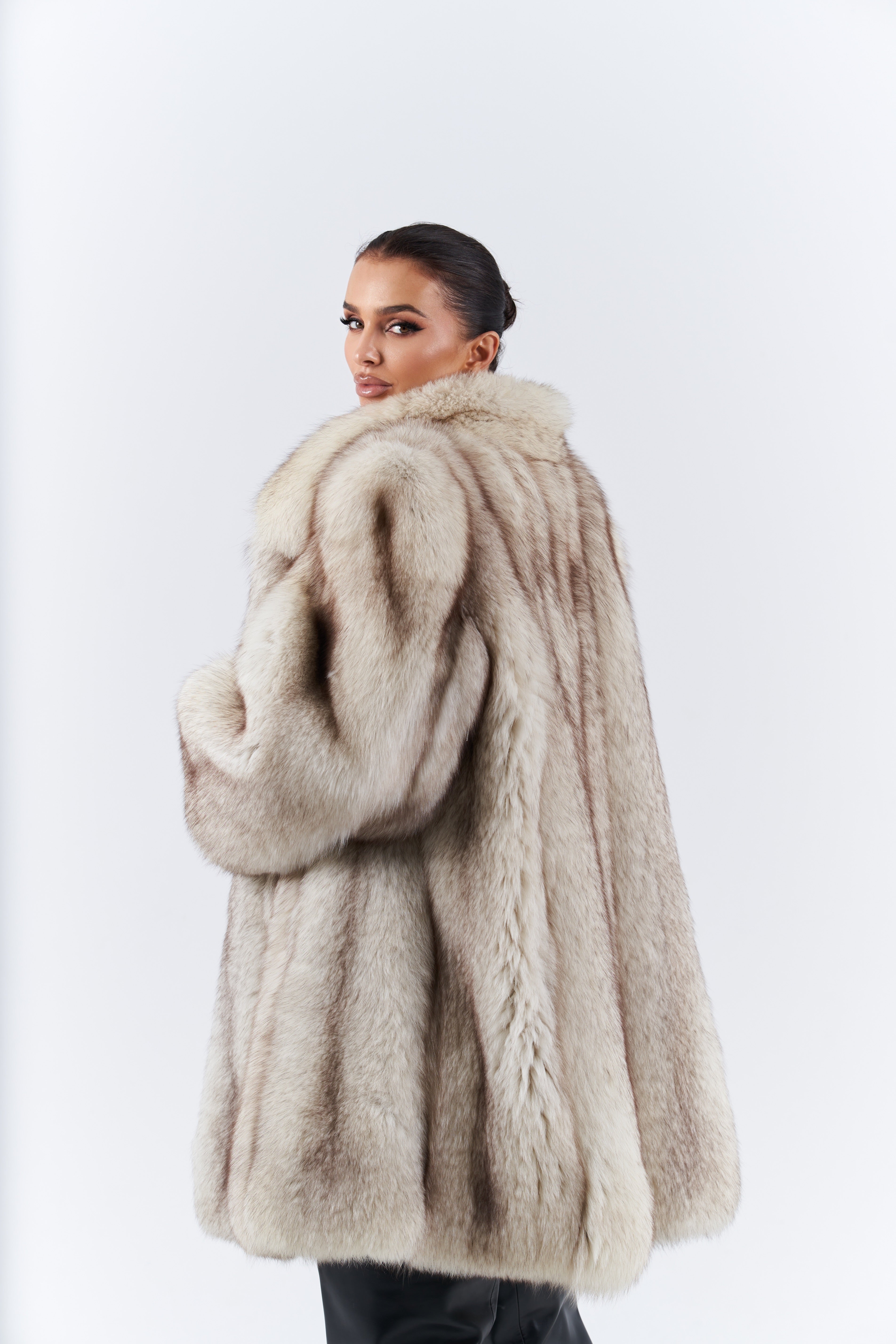 Fox fur coat