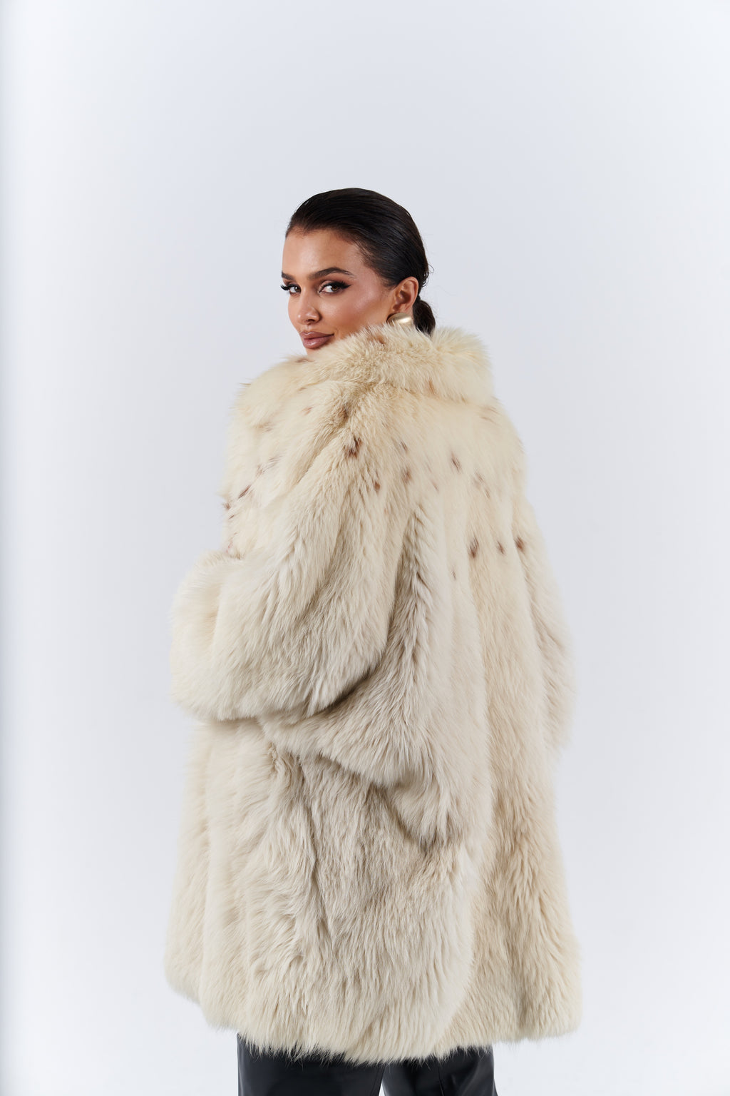 Fox fur coat
