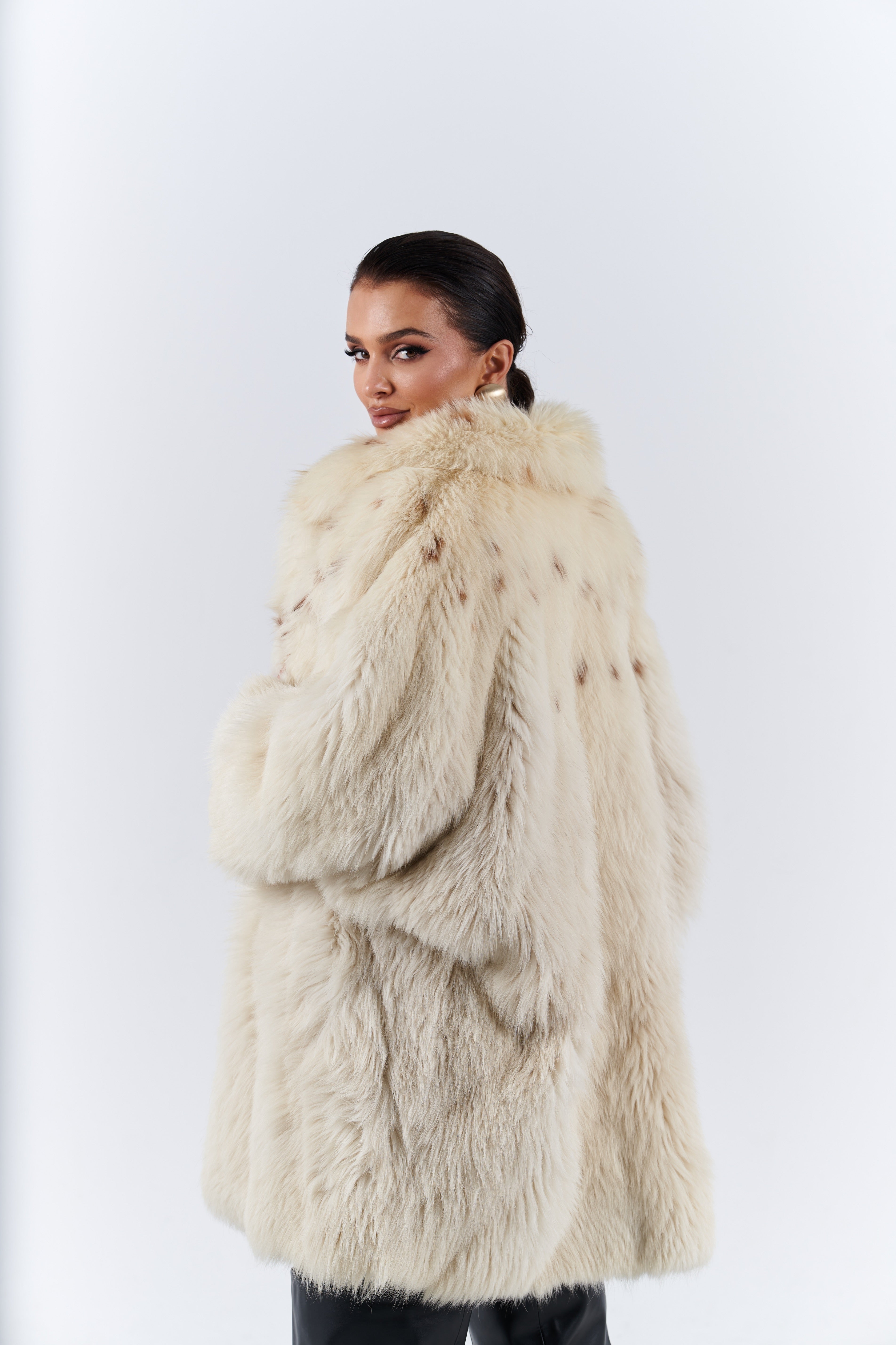 Fox fur coat