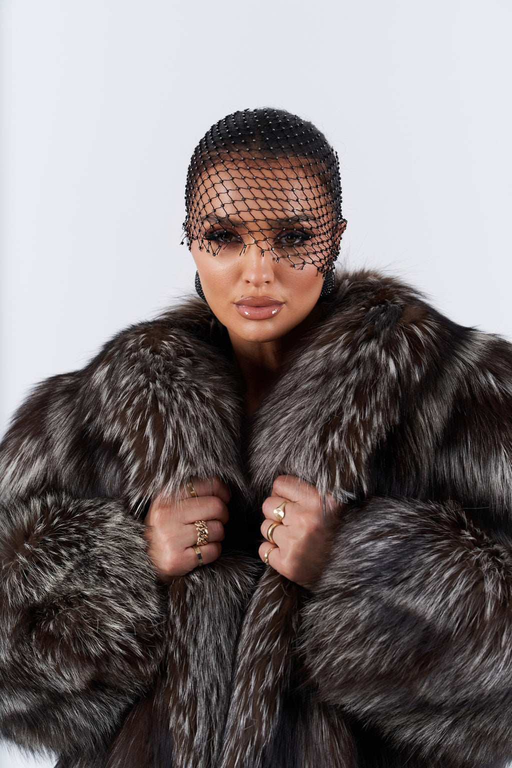 Vintage silver fox