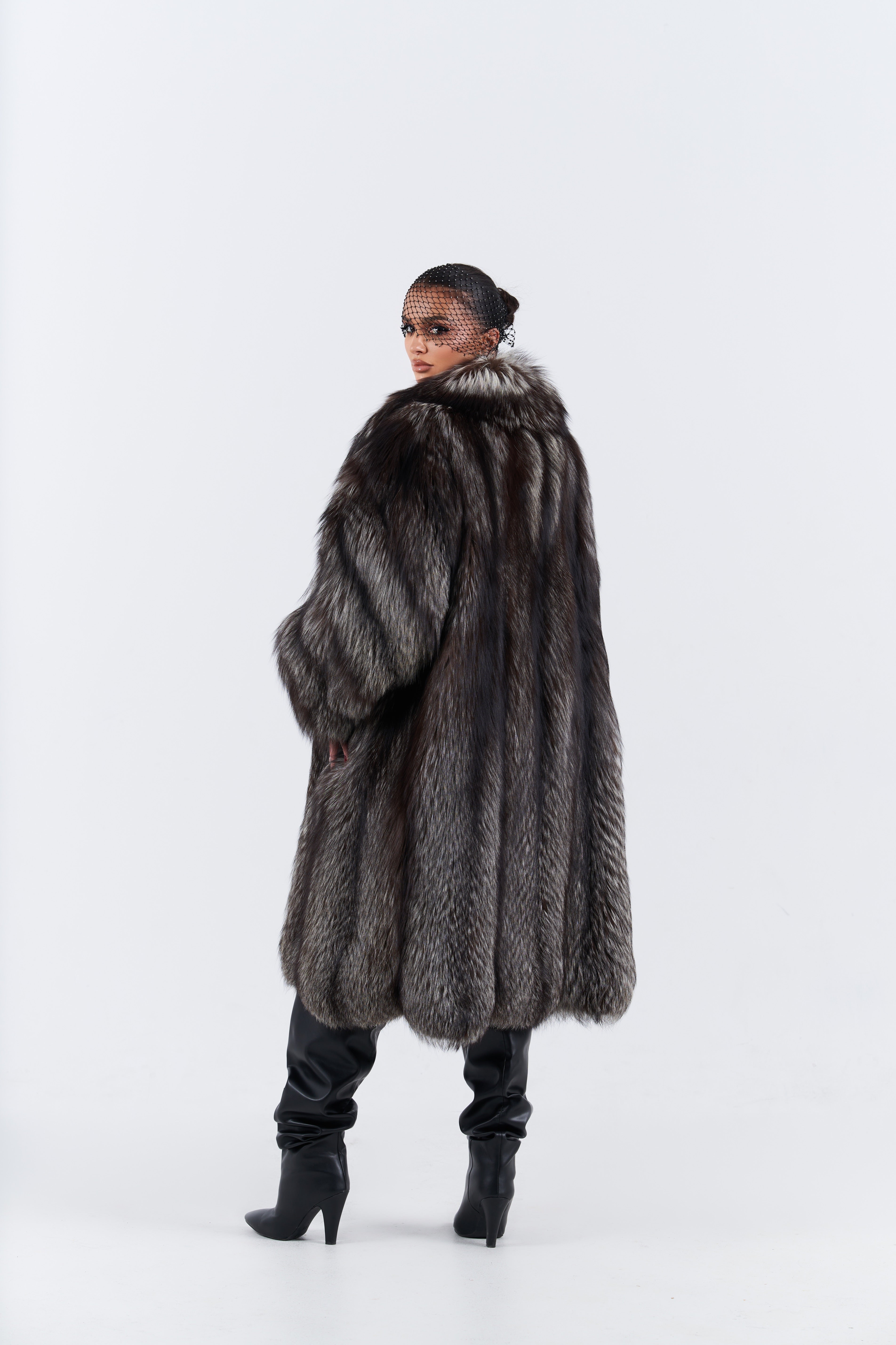 Vintage silver fox