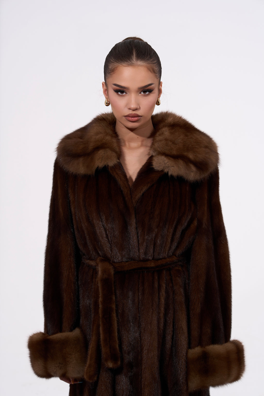 Mink with sable fur