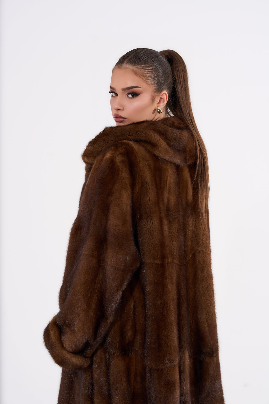Vintage Brown Mink Fur Coat ✨