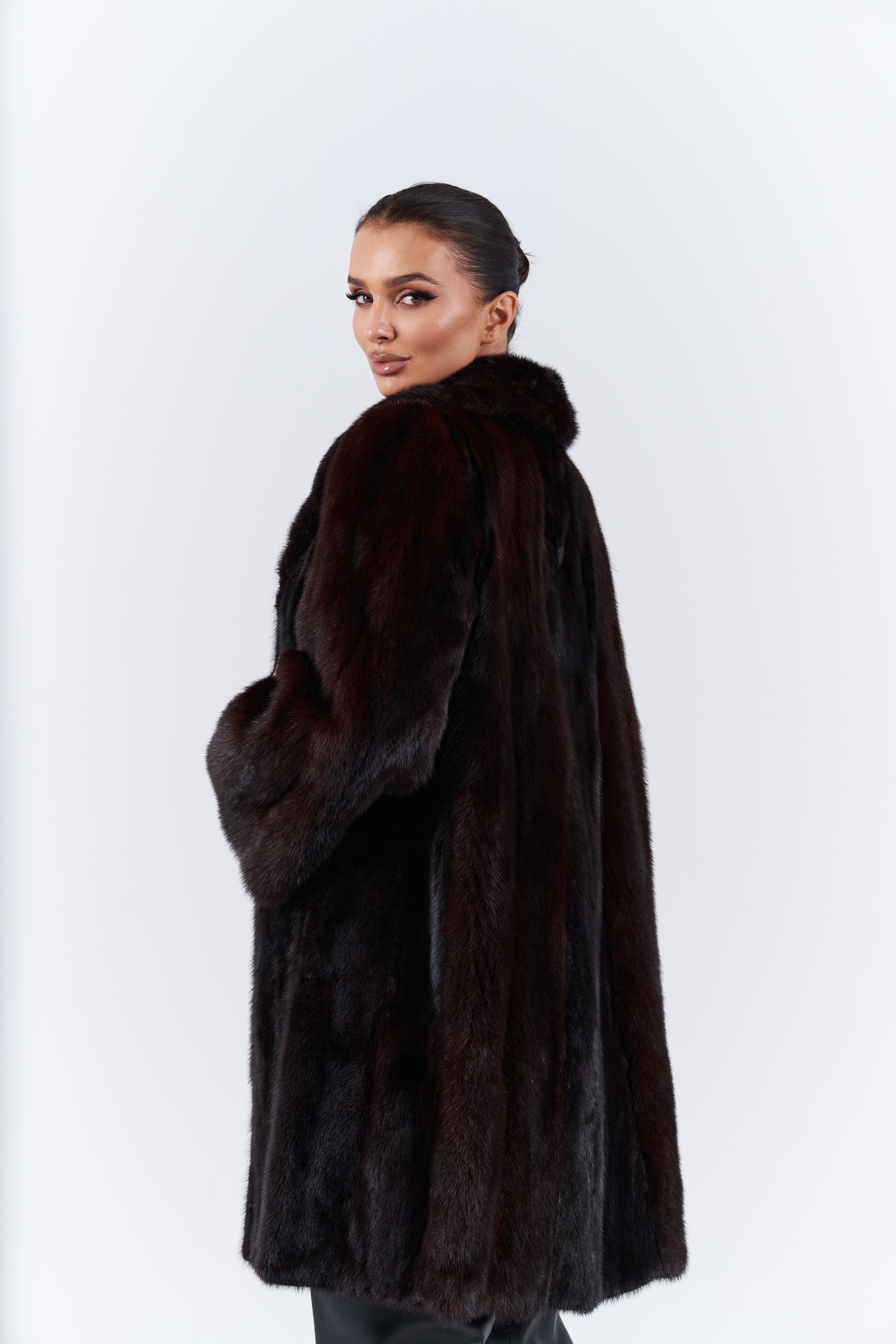 Mink fur coat