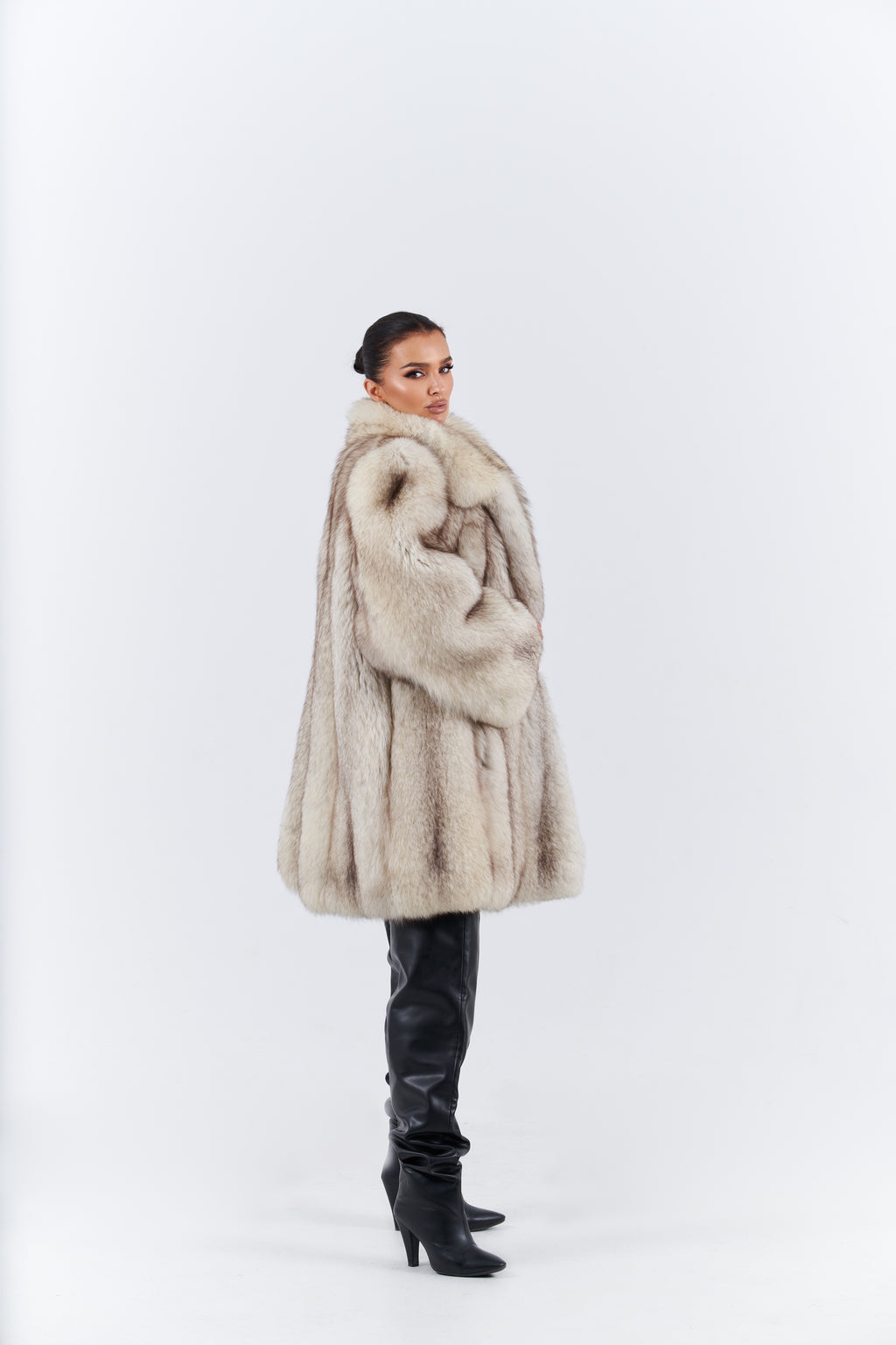 Fox fur coat