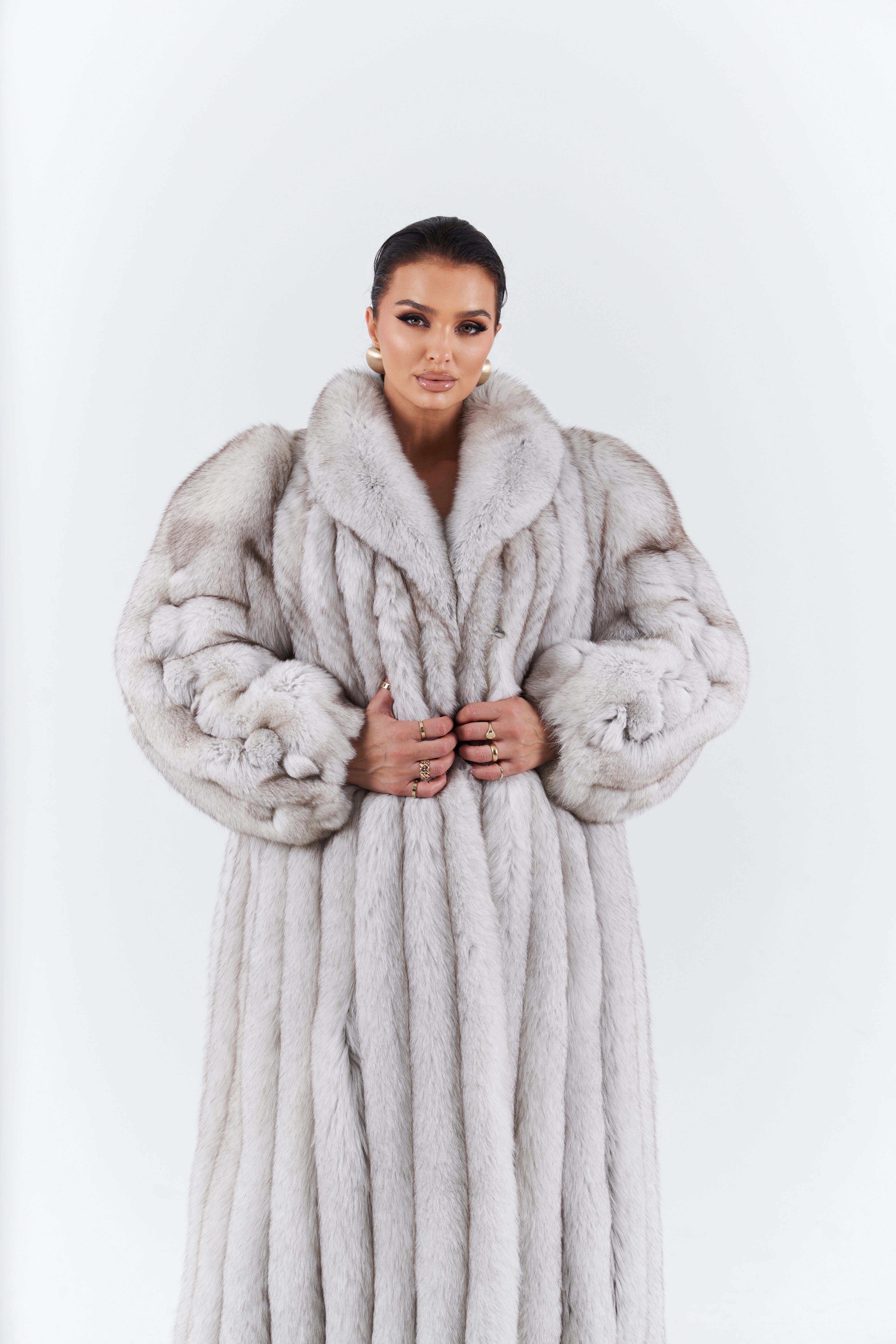 Vintage blue fox
