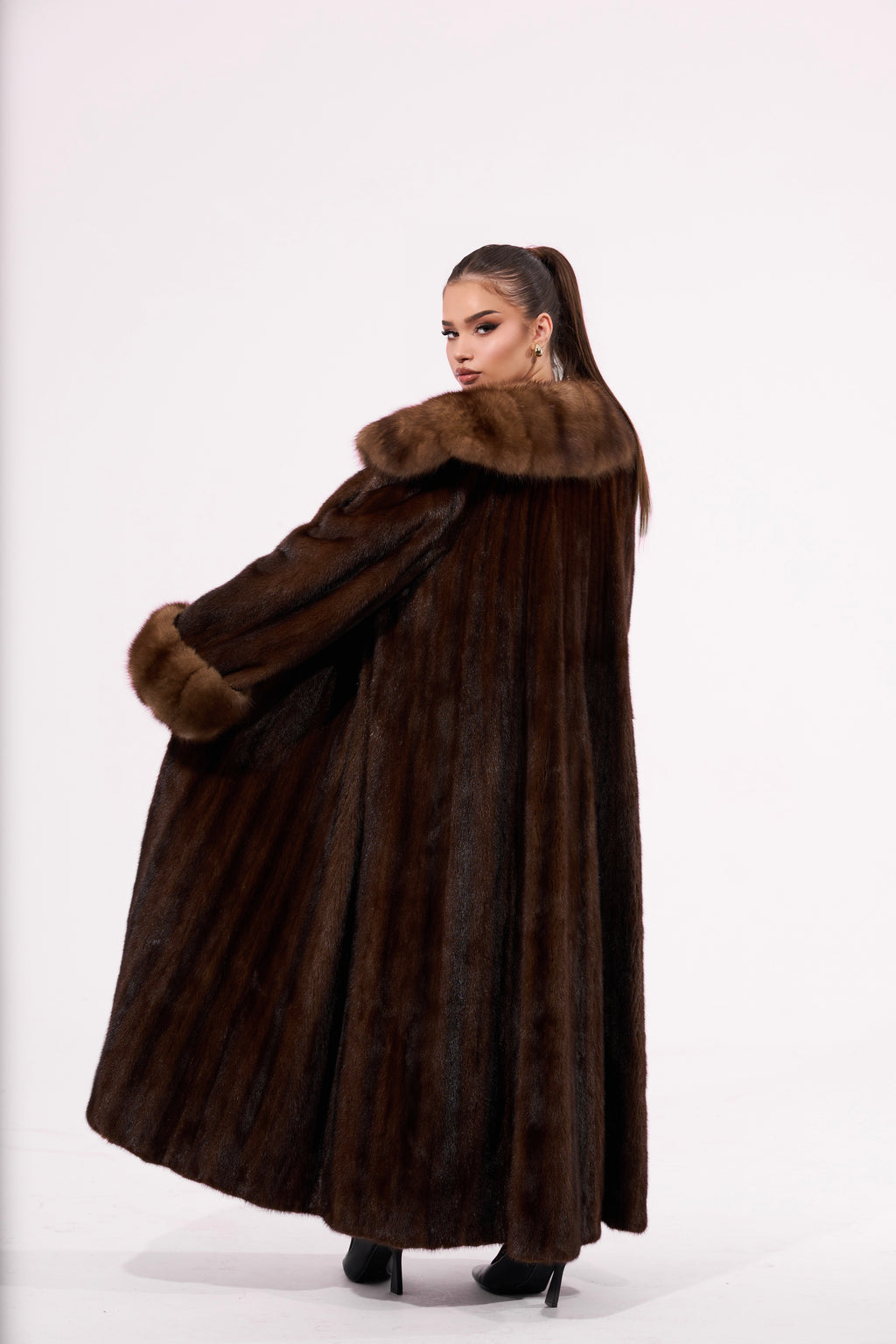 Mink with sable fur
