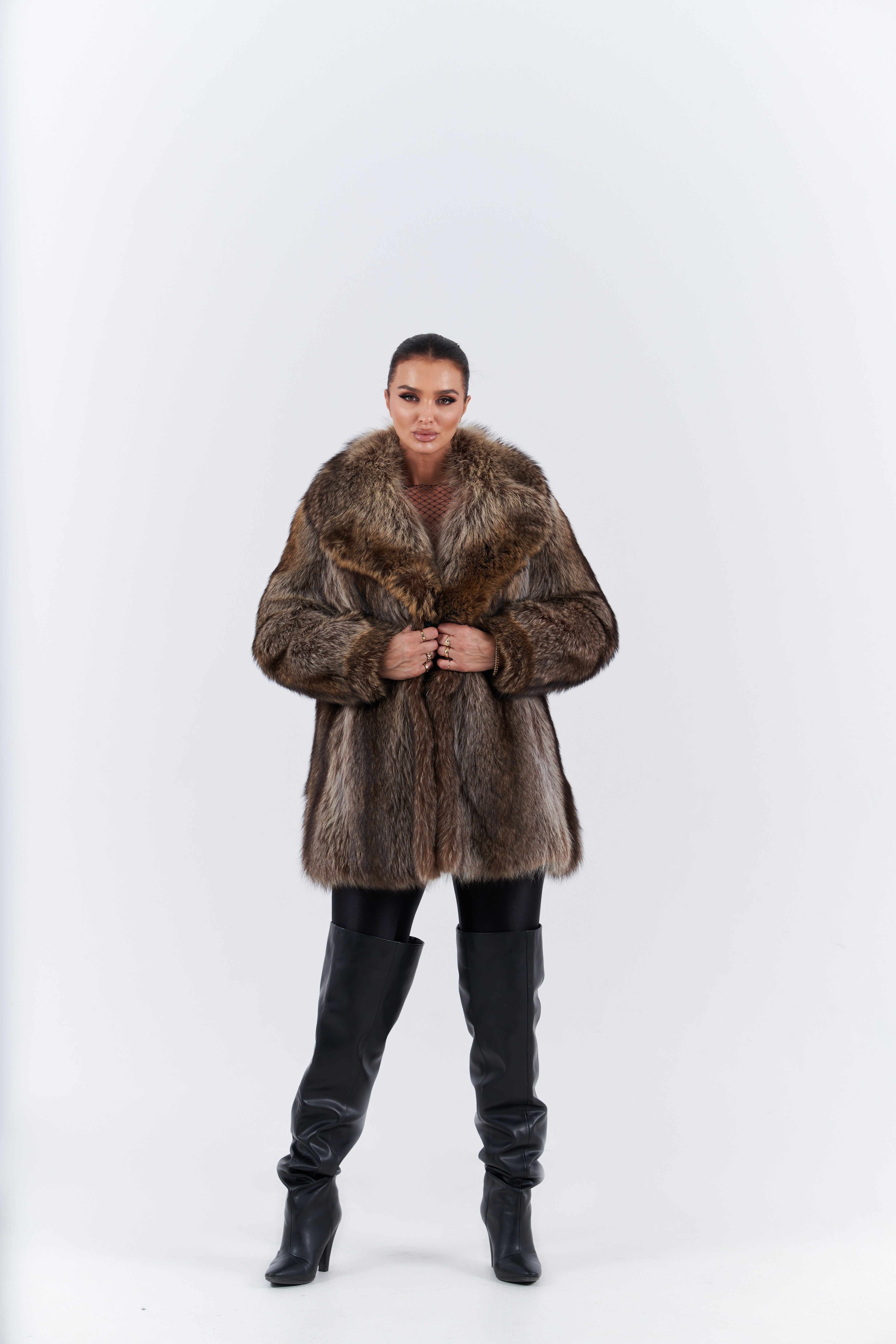 Marmot Fur Coat