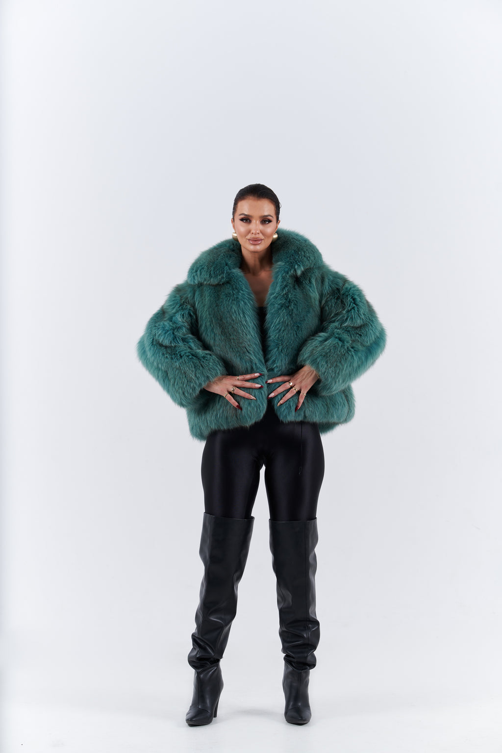 New Bomber fox jacket