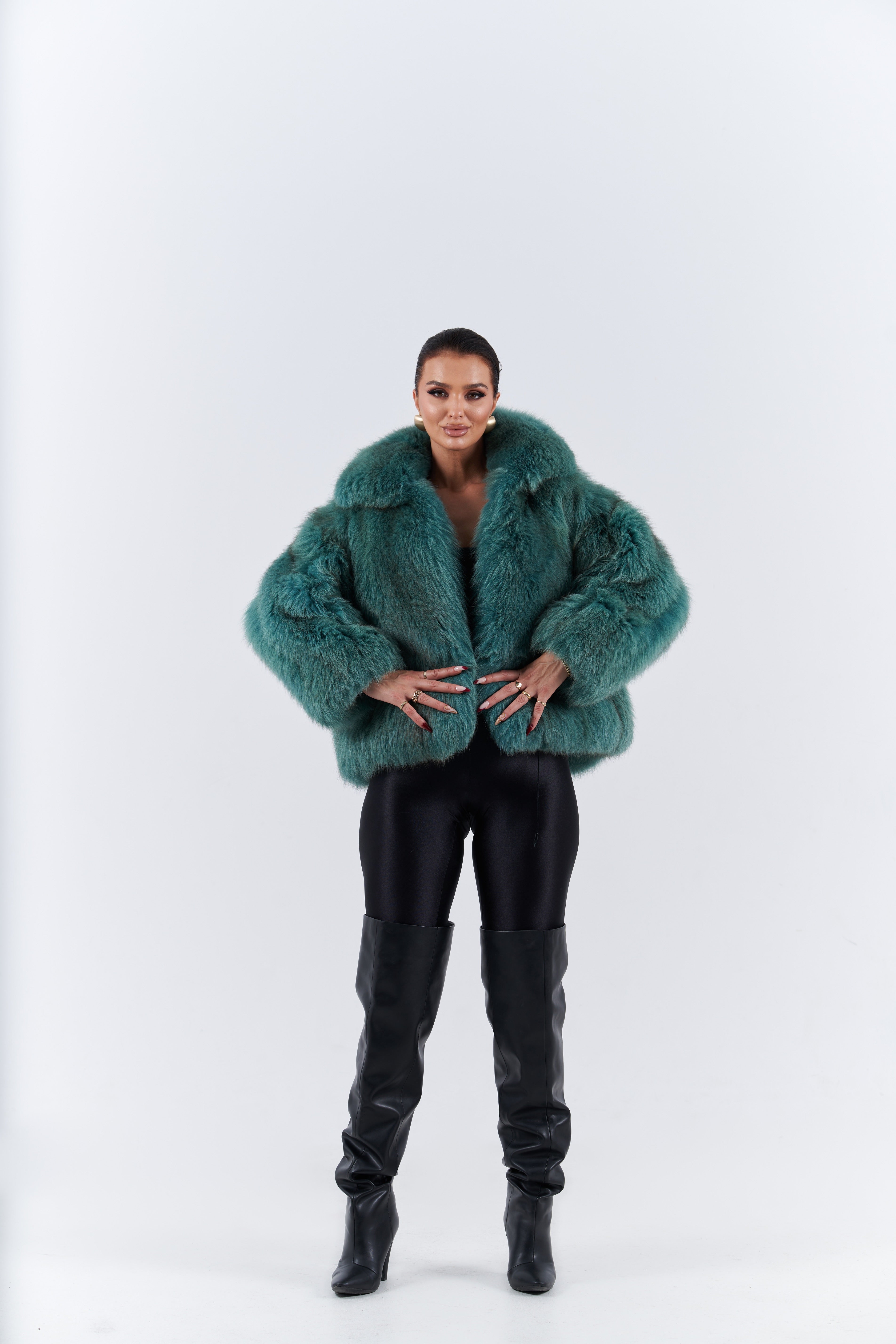 New Bomber fox jacket