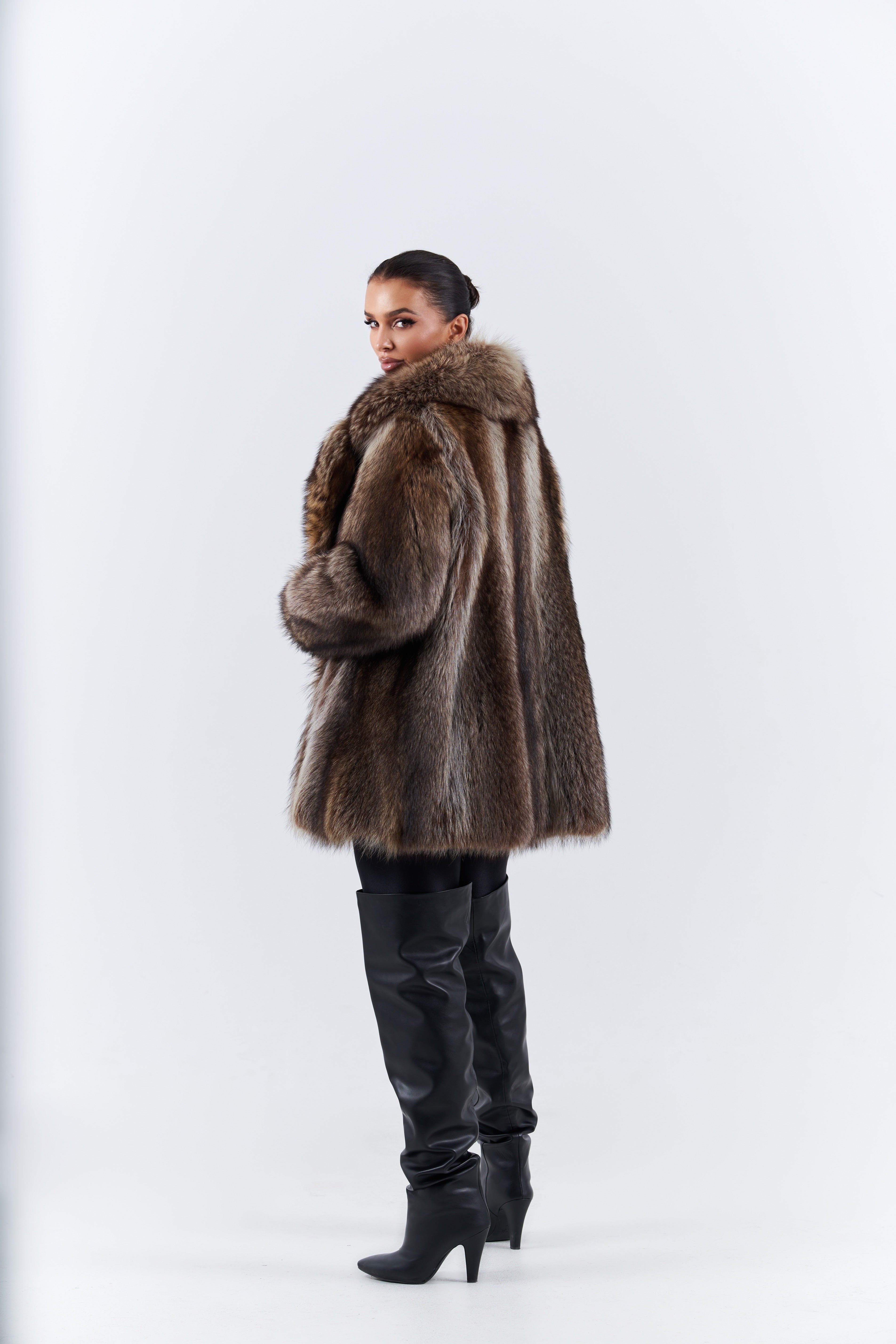 Marmot Fur Coat