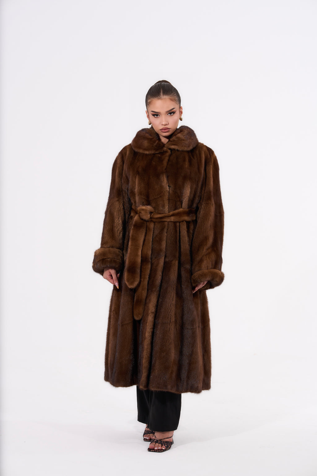 Vintage Brown Mink Fur Coat ✨