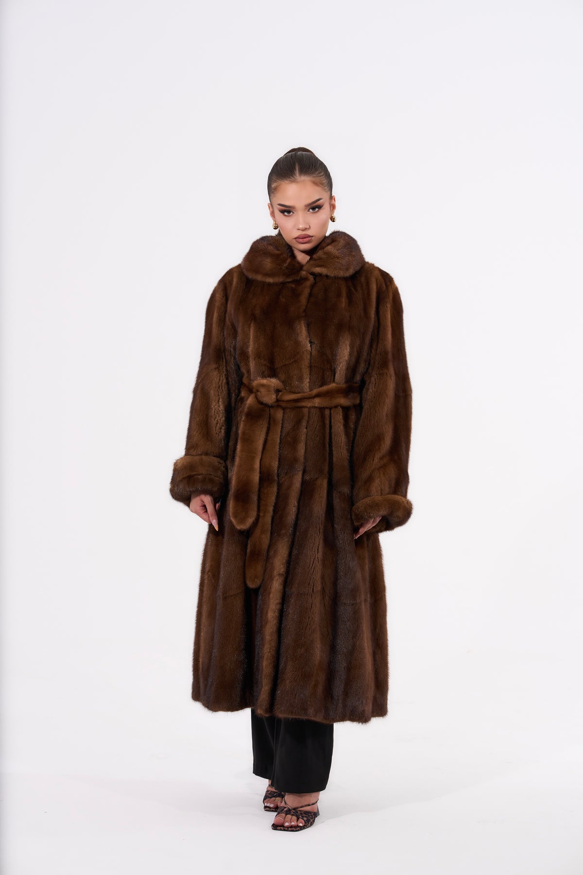 Vintage Brown Mink Fur Coat ✨