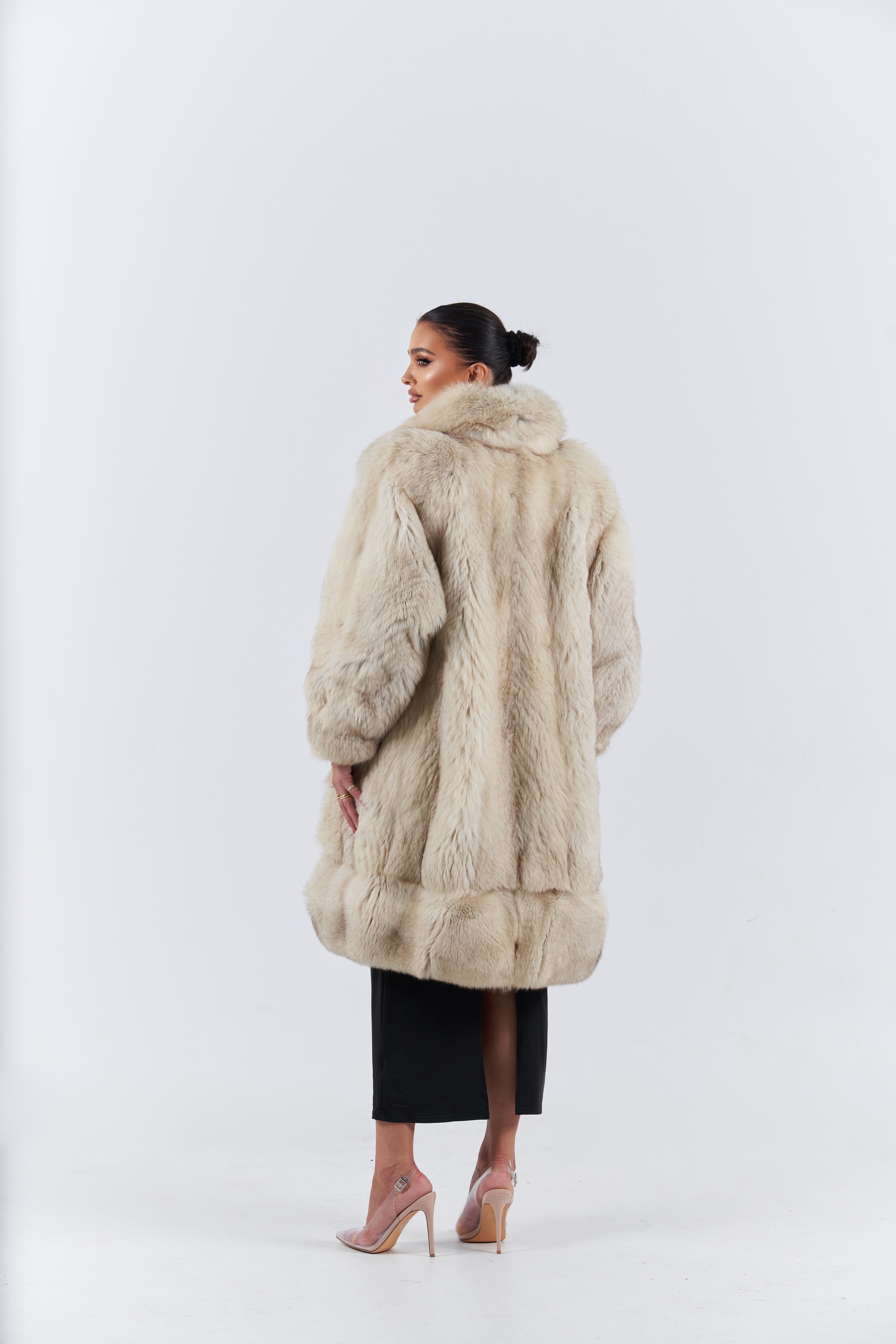 Vintage fox fur coat